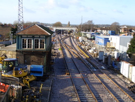 Track relaying - Havant station